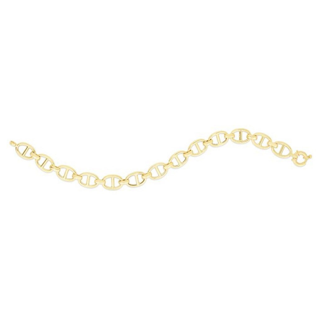 14k Yellow Gold High Polish Mariner Link Chain (8.80 mm)