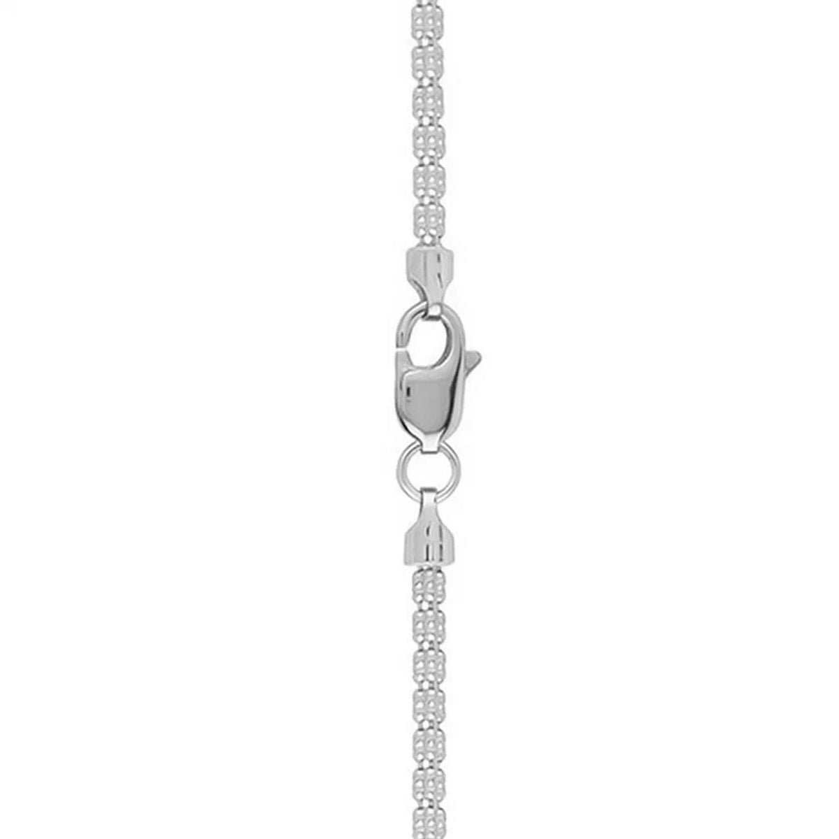 Ice Barrel Chain in 14k White Gold (3.14 mm)