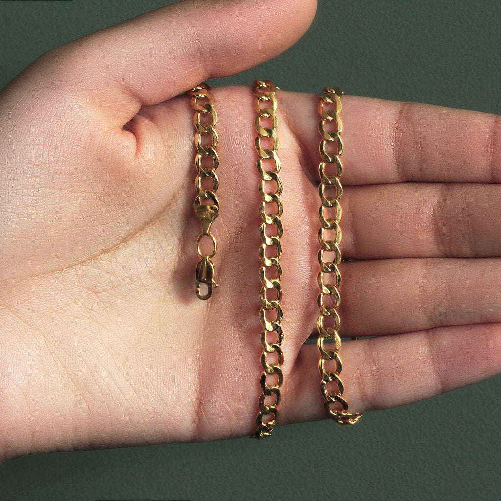 14k Yellow Gold Curb Chain (5.30 mm)