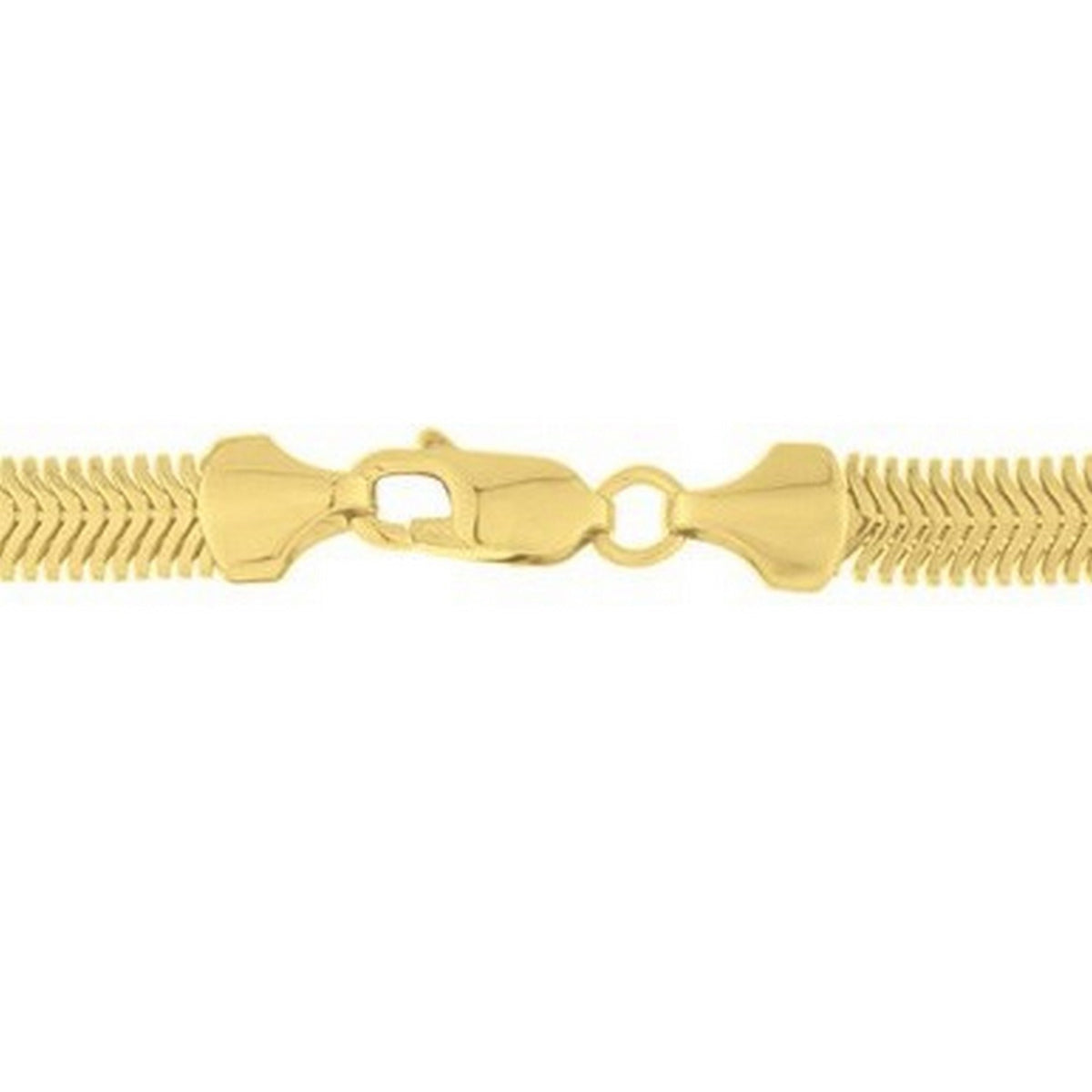 14K Yellow Gold Oval Snake Chain (3.30 mm)