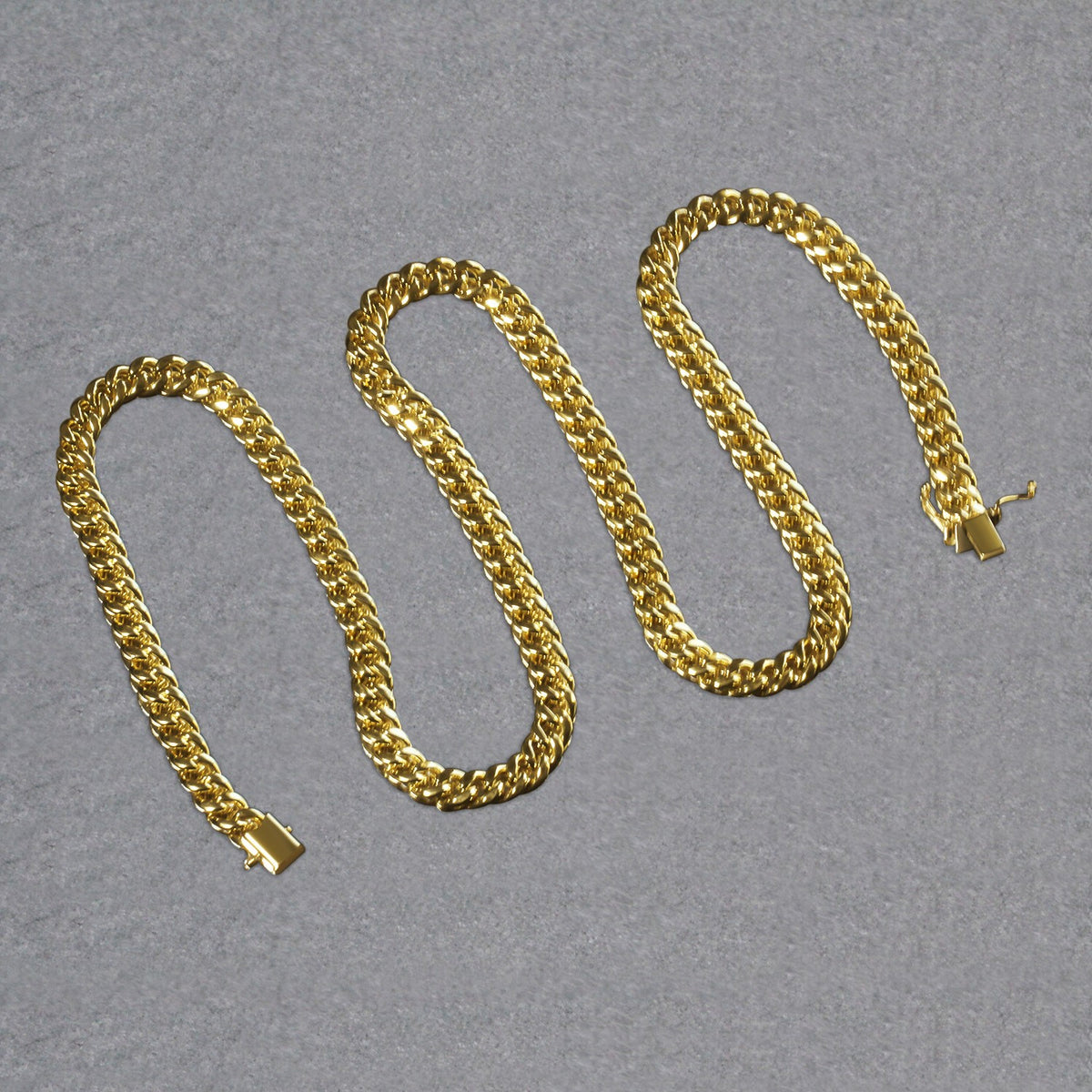 10k Yellow Gold Semi Solid Miami Cuban Chain (6.10 mm)