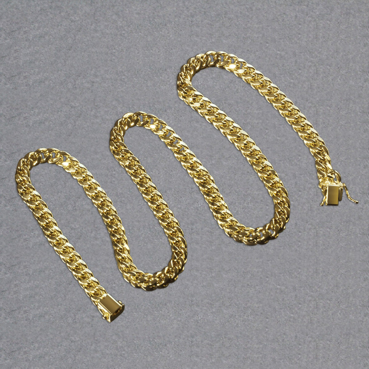 10k Yellow Gold Semi Solid Miami Cuban Chain (6.60 mm)