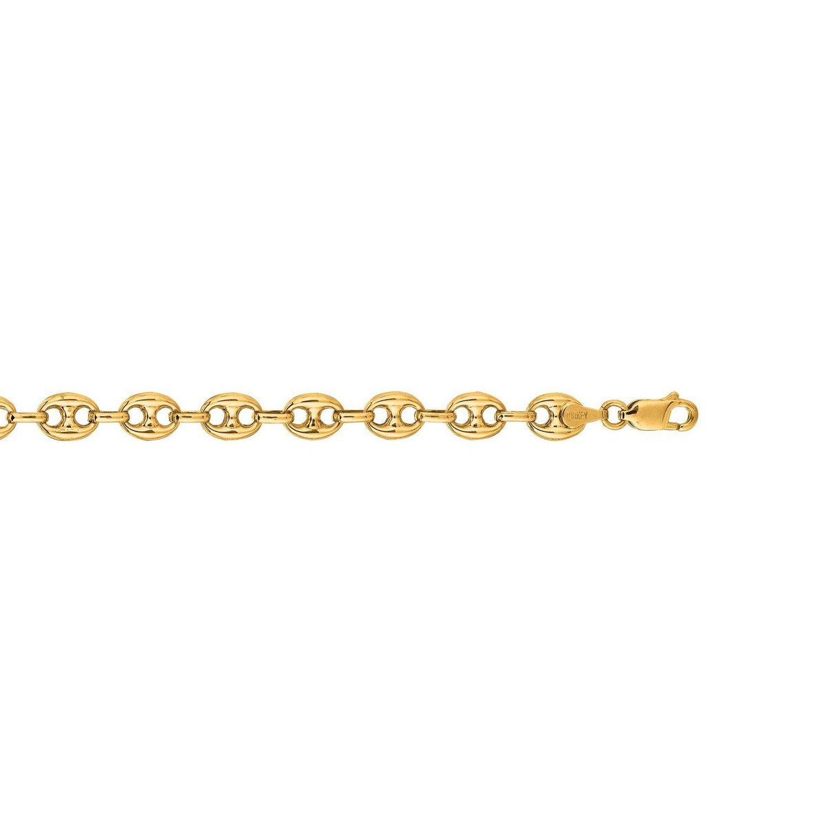 14k Yellow Gold Puffed Mariner Link Chain (11.00 mm)