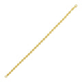 14K Yellow Gold Disco Diamond Cut Bead Chain (4.00 mm)