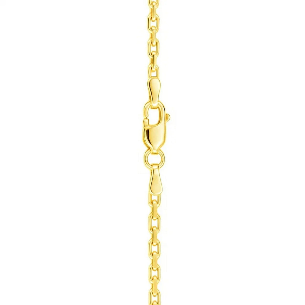 14k Yellow Gold French Cable Chain (1.90 mm)