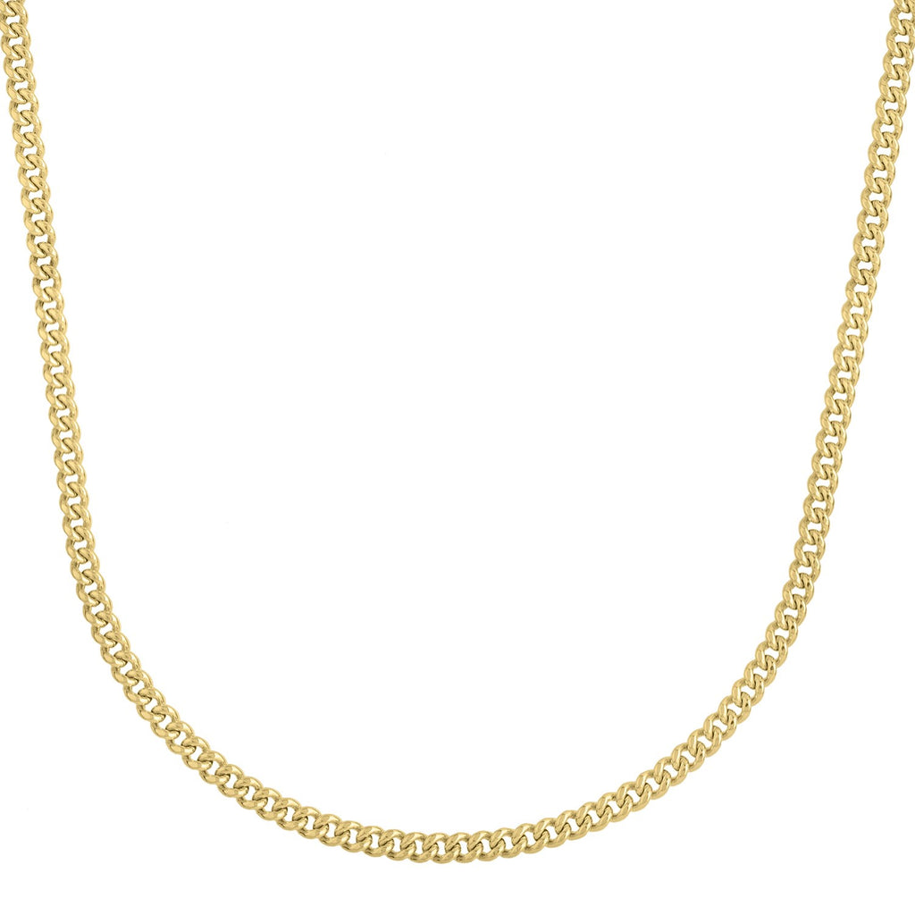 14k Yellow Gold Light Gourmette Chain (3.60 mm)