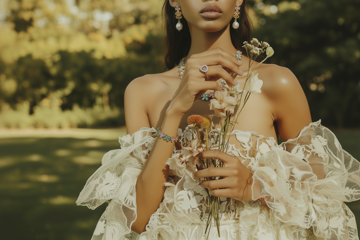 Garden Bloom - Earrings Visible Wide Banner